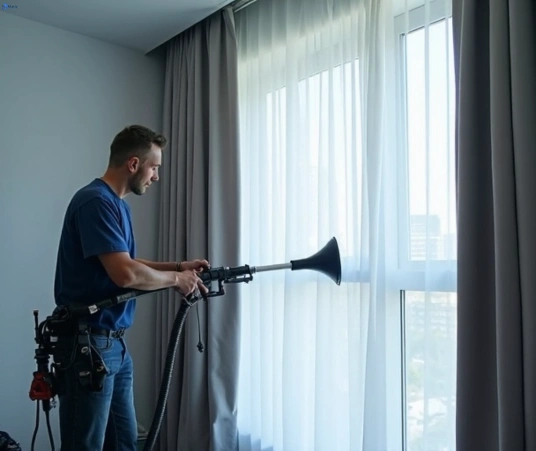 Professional curtain steam cleaning process equipment Matty Curtain Cleaning alberton