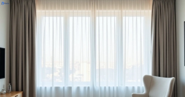Freshly steam cleaned curtains in alberton QLD
